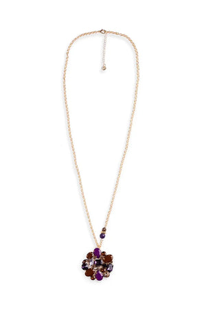 MYA ACCESSORIES | Collana lunga in catena con fiore