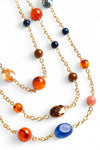 MYA ACCESSORIES | Collana lunga con pietre in acrilico
