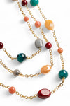 MYA ACCESSORIES | Collana lunga con pietre in acrilico