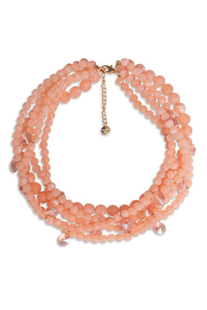 MYA ACCESSORIES | Collana multi filo con sfere