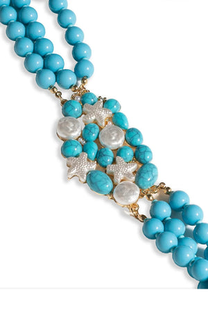 MYA ACCESSORIES | Collana multi filo con sfere