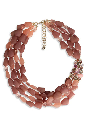 MYA ACCESSORIES | Collana multi linee con pietre
