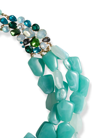 MYA ACCESSORIES | Collana multi linee con pietre