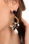 MYA ACCESSORIES | Orecchini strutturati a goccia