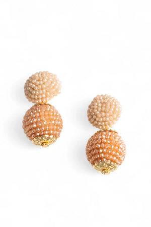 MYA ACCESSORIES | Orecchini pendenti a doppia sfera