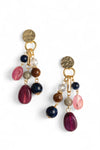 MYA ACCESSORIES | Orecchini pendenti a grappolo con pietre