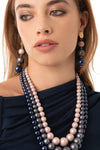 MYA ACCESSORIES | Orecchini pendenti a tre sfere in acrilico