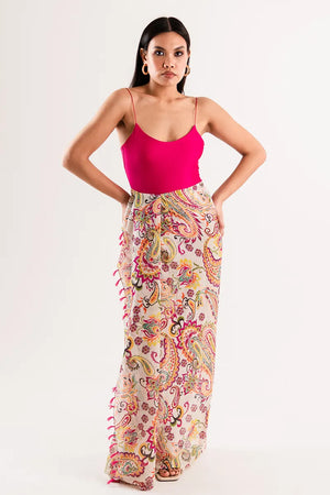 MYA ACCESSORIES | Pareo in cotone indiano con stampa