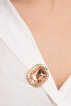 MYA ACCESSORIES | Spilla in metallo con pietra