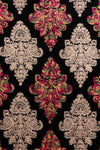MYA ACCESSORIES | Sciarpa misto cashmere nera con ricami