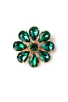 MYA ACCESSORIES | Spilla a fiore con pietre in vetro