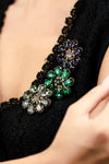 MYA ACCESSORIES | Spilla a fiore con pietre in vetro