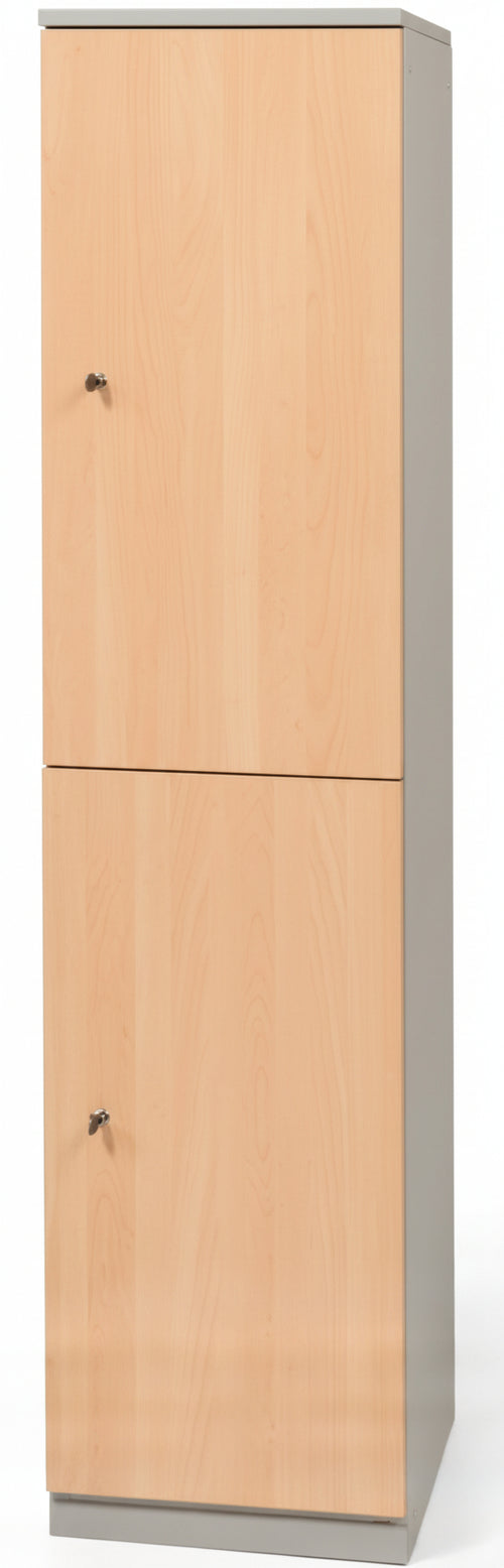 Armadio casellario con ante in melaminico a 2 vani cm. 40x47x176h