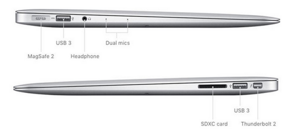 APPLE MACBOOK AIR 13" 2017 i5 / 8GB / 128GB - Argento (A1466)