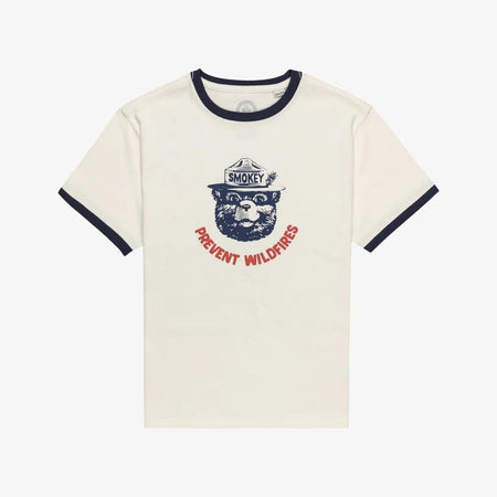 Maglietta T-shirt Element Smokey Bear Ringer white
