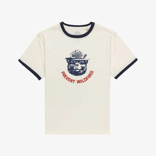 Maglietta T-shirt Element Smokey Bear Ringer white