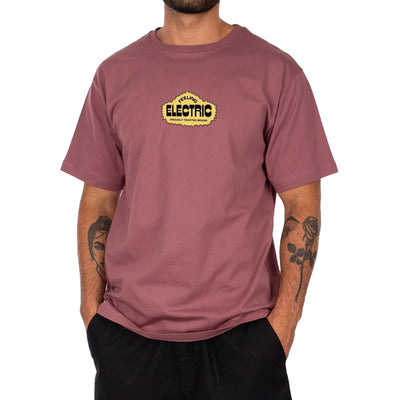 Maglietta T-shirt Iriedaily Coffeelectric plum