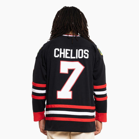 Maglietta T-shirt Mitchell & Ness Chris Chelios Chicago Blackhawks black