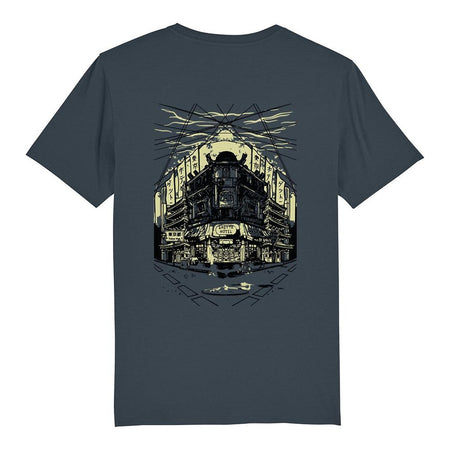 Maglietta T-shirt unisex Ghettoblastee Tokyo India grey