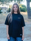Maglietta basic signature 100% cotone nero Horda Brand Streetwear