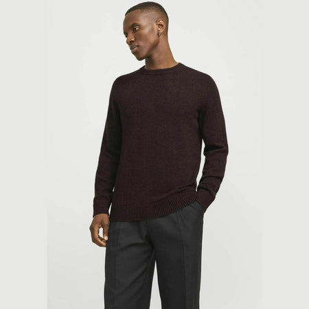 Maglione Jack & Jones Clambswool chocolate plum