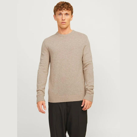 Maglione Jack & Jones Clambswool oatmeal melange