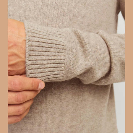 Maglione Jack & Jones Clambswool oatmeal melange