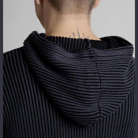 Maglione Wated Paris Pusher Zip Black