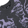 Maglione Wated Paris Skull Charcoal