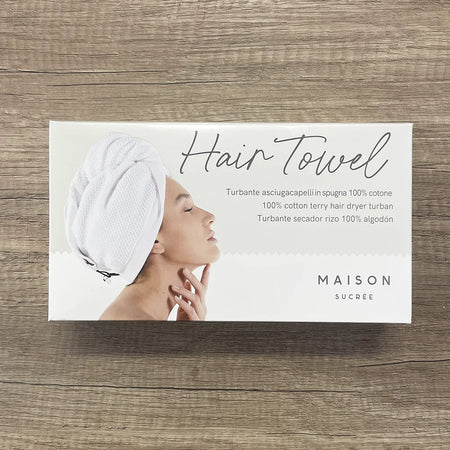 Maison Sucrée Turbante per Capelli in Spugna Pepe 450 S12