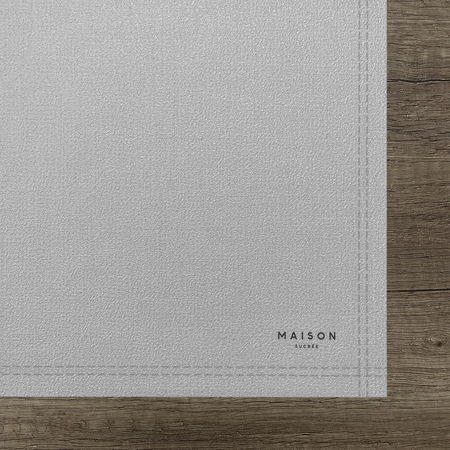 Maison Sucrée Tovaglietta da colazione in vinile Tinta Unita Essenziale S60 - Vari Colori