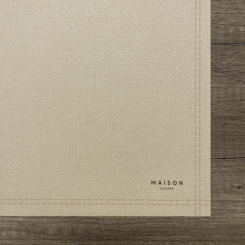 Maison Sucrée Tovaglietta da colazione in vinile Tinta Unita Essenziale S60 - Vari Colori