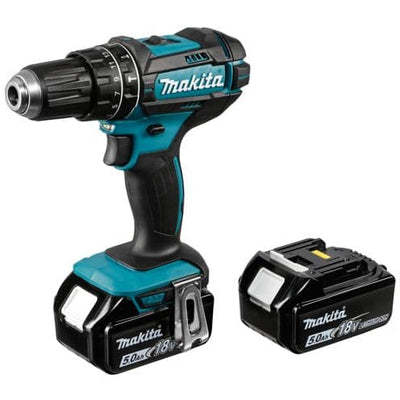 Makita DHP482RTJ 18V 2x batt. Trapano avvitatore a percussion.