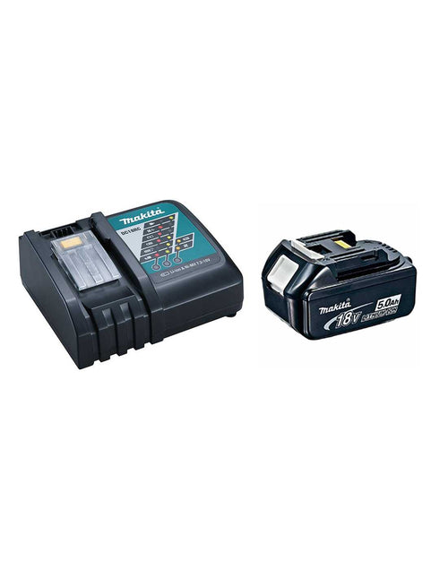 Makita power set (1 x 18v 5,0 ah + dc18rc) 8435587909934