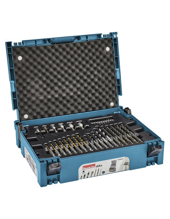 Makita set di punte b-69478 mandrini alluminio 65 pezzi 0088381548731