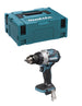 Makita trapano a percussione dhp492zj (solo corpo + makpac 2) 0197050011787