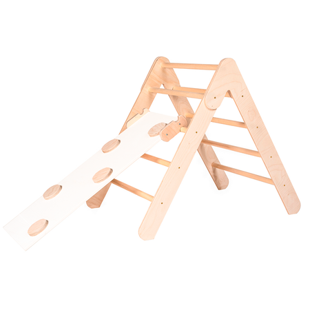 Triangolo di Pikler richiudibile con rampa per arrampicata