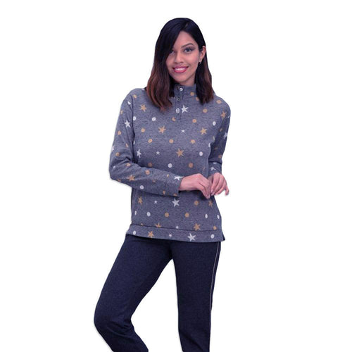 Manam Pigiama Invernale da Donna in Punto Milano 20228 S43 - Passarelli Biancheria