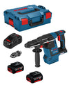 Martello Perforatore BOSCH GBH 18V-26 F (2 x 5,0 Ah + GAL1880CV + L-Boxx 136)