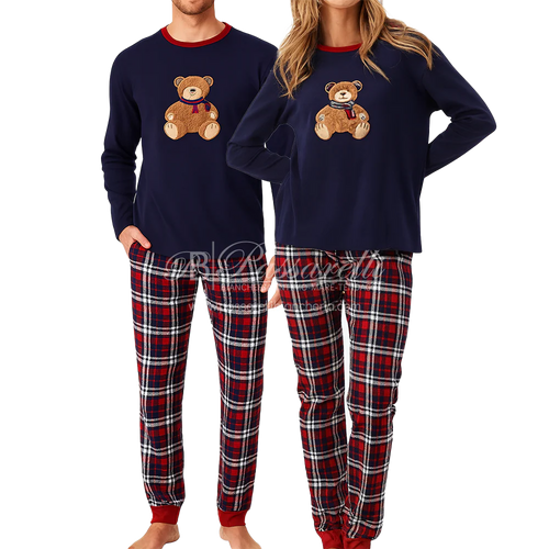 Maryplaid Pigiama Unisex in Caldo Cotone +Porta pigiama 6P85001-2 2510S50