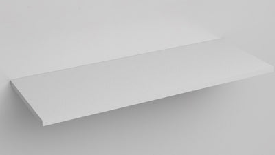 Mensola da Muro da appoggio 70×40 cm in Legno nobilitato spessore 1,8 cm in colore bianco