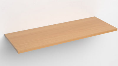 Mensola da Muro da appoggio 90×40 cm in Legno nobilitato spessore 1,8 cm in colore faggio