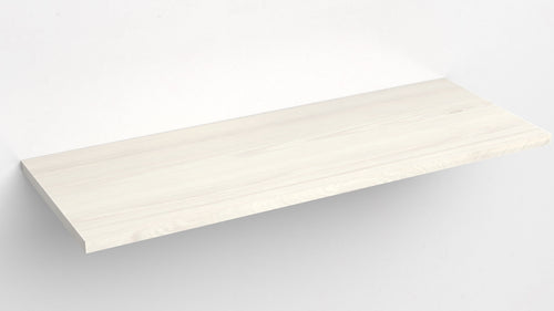 Mensola da Muro da appoggio 90×45 cm in Legno nobilitato spessore 1,8 cm in colore larice bianco