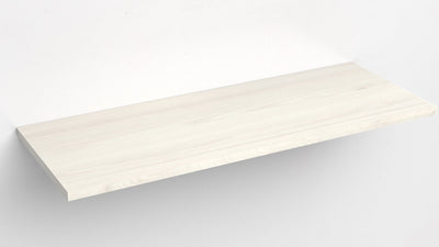 Mensola da Muro da appoggio 90x20 cm in Legno nobilitato spessore 1,8 cm in colore larice bianco