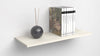 Mensola da Muro da appoggio 90×45 cm in Legno nobilitato spessore 1,8 cm in colore larice bianco