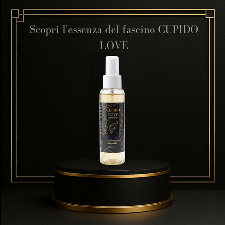 Cupido love - profumo attrattivo feromonico uomo da 100ml, fragranza fresca per attrazione e sicurezza personale, con feromoni naturali per aumentare l'attrattiva e la connessione tra le persone