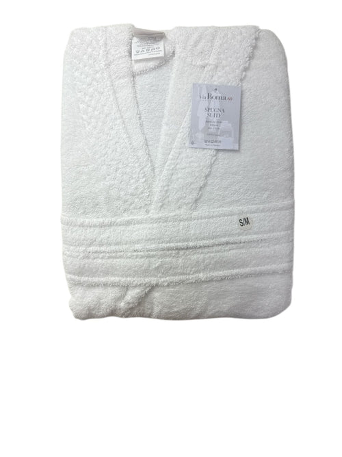 Accappatoio Check Via Roma 60 – Spugna di Cotone Extra Soffice Uomo & Donna