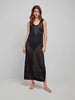 Abito lungo Gisela 2/40025U taglia M, tessuto crochet traforato, stile estivo boho chic, perfetto come copricostume o abito midi.