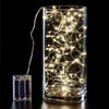 Luci di natale catena con Micro Led e filo in metallo a batteria per interno