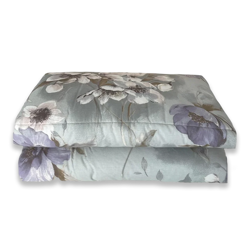 Mirabello Plaid Trapuntato in Cotone Bucaneve 130x170cm 2411S36